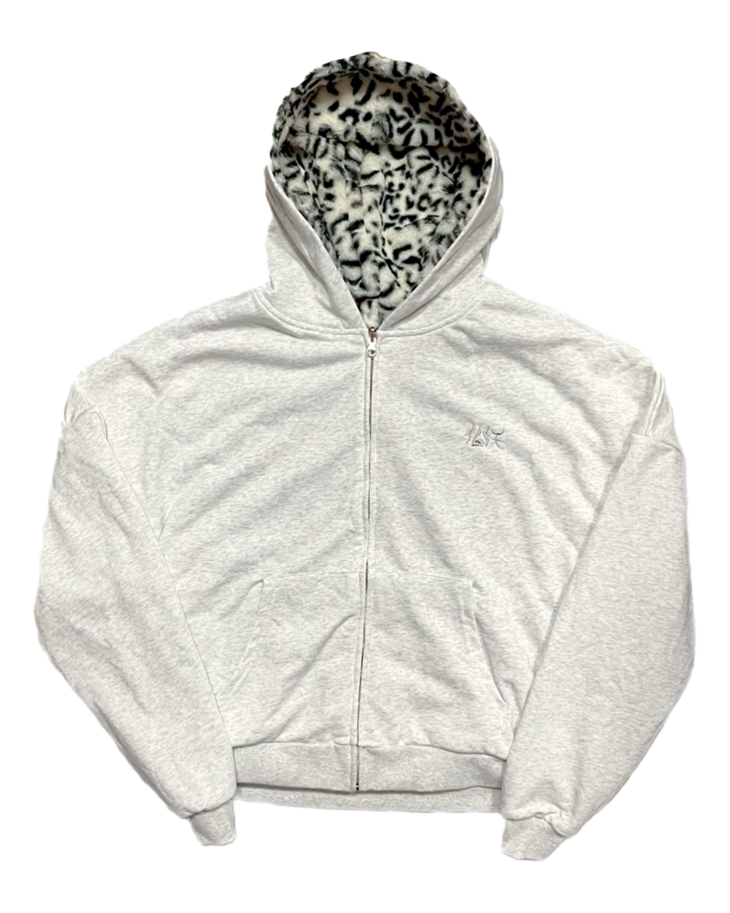 Reversible leopard hoodie