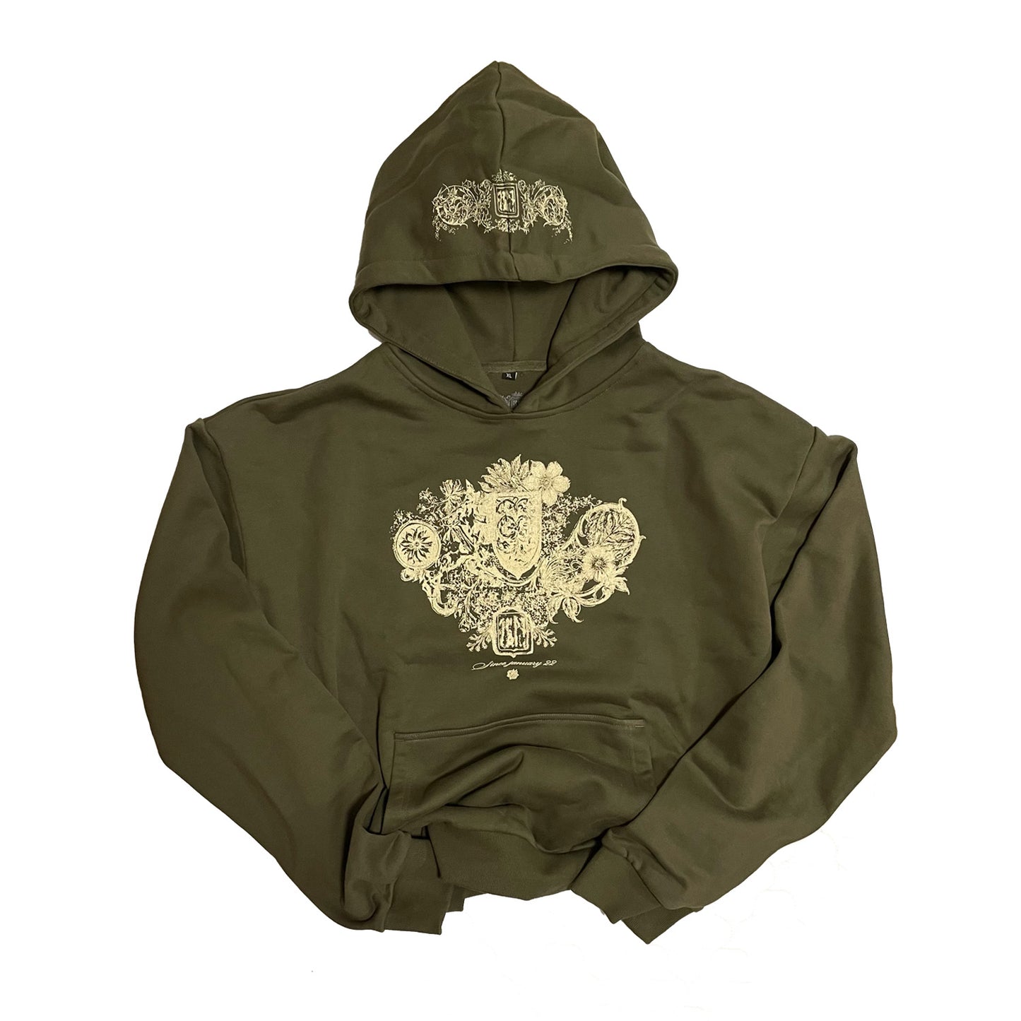 Medieval hoodie olive