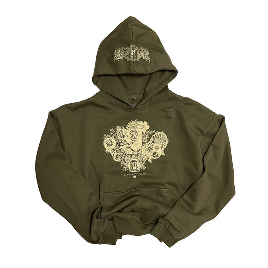 Medieval hoodie olive